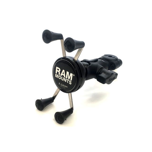 RAM MOUNTS Xグリップ＆バーマウントベースセット スマートフォン用 ショートアーム 1インチボール RAM-B-408-37-62-A-UN7U RAM-B-408-37-62AUN7U ラムマウント 電子機器類