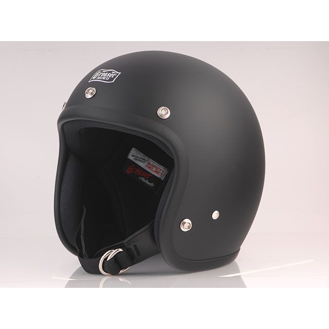 GREASER Style GREASER 60’s PLAIN（マットブラック） サイズ S HGS007 グリーサースタイル ジェットヘルメット