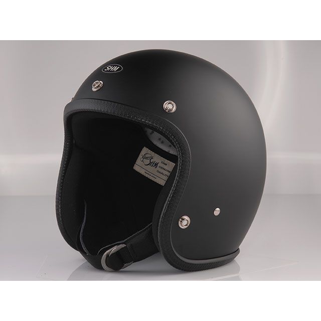 SHM SHM Lot-500（マットブラック） サイズ S HSHM500-1-1 SHM ジェットヘルメット｜パークアップ 店