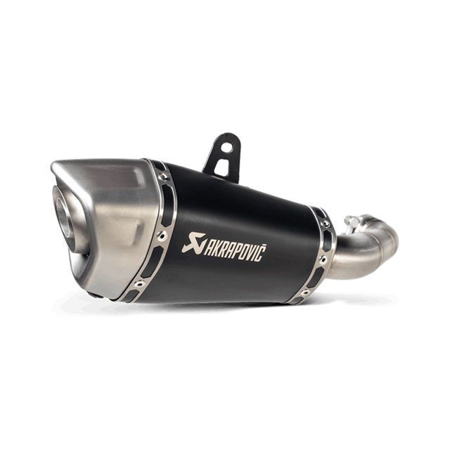AKRAPOVIC スリップオンライン チタン ブラック S-H125SO4-ASZTBL アクラポビッチ マフラー本体 GROM/MSX125｜パークアップ 店