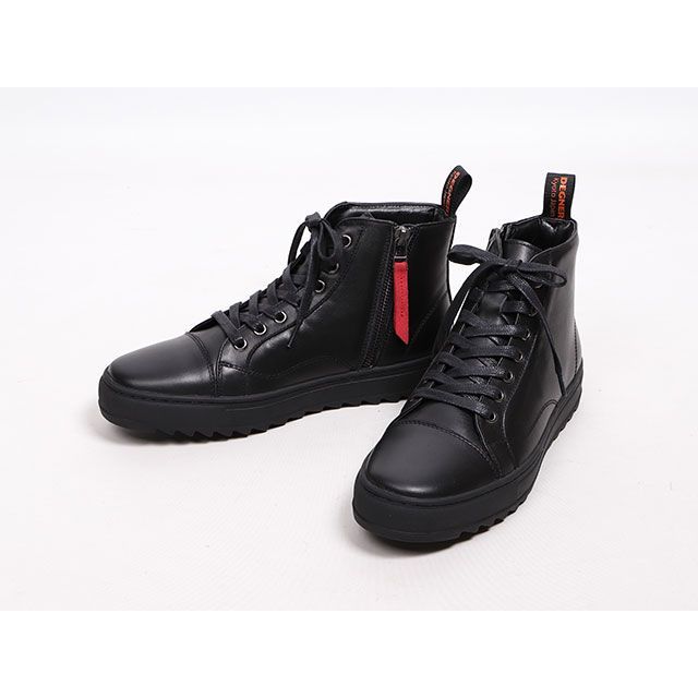 楽天市場】デグナー HS-B14 レザースニーカー（ブラック/ブラック