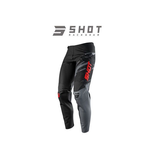 SHOT RACE GEAR パンツ CONTACT DRAW(レッド) サイズ 30 A0A-11B2-B04-30 SHOT RACE GEAR モトクロス用品