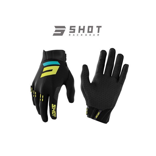 SHOT RACE GEAR MXグローブ AEROLITE（ライム） サイズ M A0A-13A1-A02-09 SHOT RACE GEAR オフロードグローブ