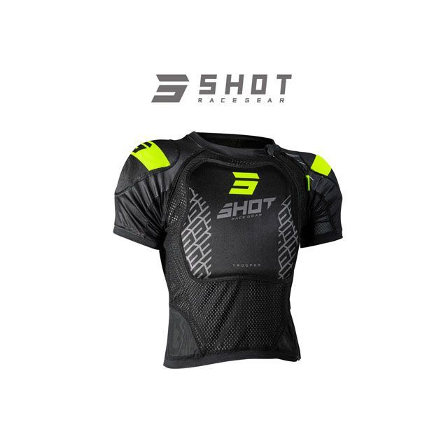 SHOT RACE GEAR プロテクション エアライトインナープロテクター（ハーフ） サイズ S A0A-22F1-F01-08 SHOT RACE GEAR ボディプロテクター