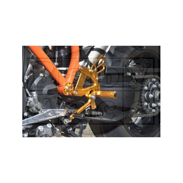 BABYFACE バックステップキット カラー ブラック 002-KT013BK ベビーフェイス バックステップ関連パーツ 1290 SUPERDUKE R