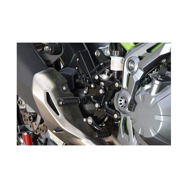 BABYFACE バックステップキット カラー ブラック 002-K039BK ベビーフェイス バックステップ関連パーツ Z900
