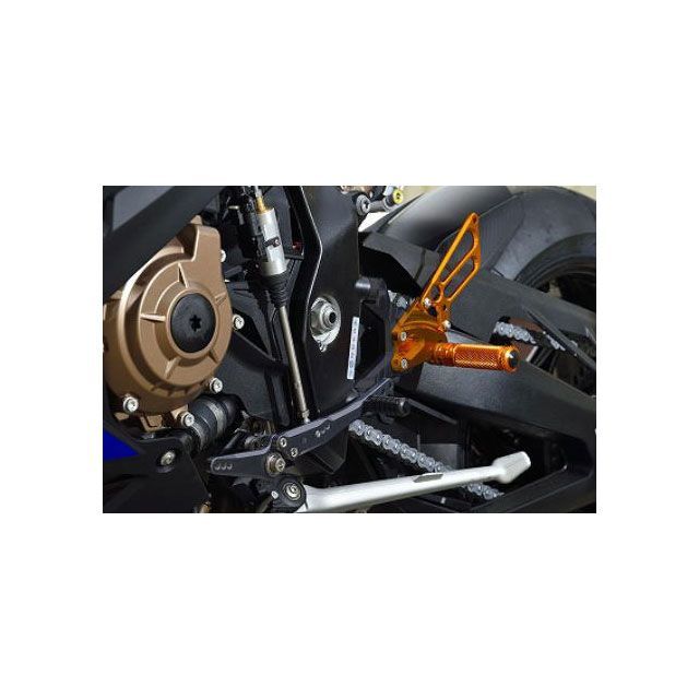 BABYFACE バックステップキット サイレンサーブラケット無 カラー ブラック 002-BM015BK ベビーフェイス バックステップ関連パーツ S1000RR|パークアップ 店