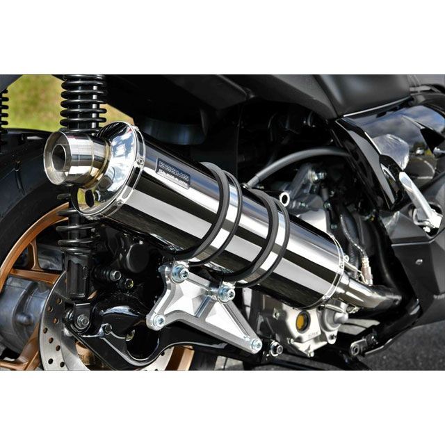 BEAMS R-EVO SMB（スーパーメタルブラック）サイレンサー 政府認証 G265-53-005 ビームス マフラー本体 X-MAX250