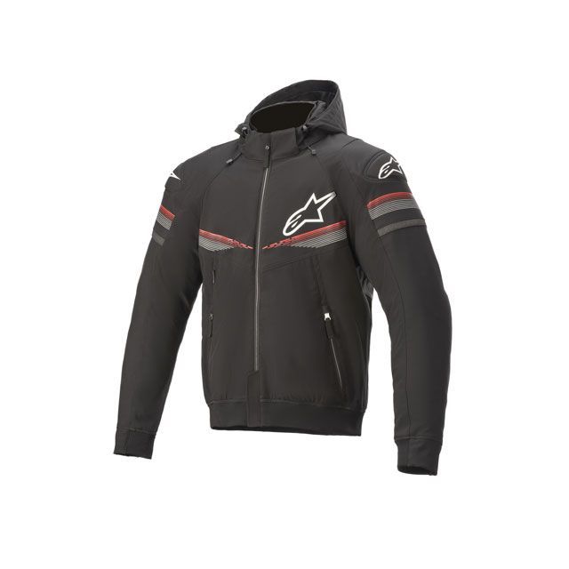 Alpinestars SEKTOR V2 TECH HOODIE(1303 BLACK BRIGHT RED) サイズ S アルパインスターズ カジュアルウェア