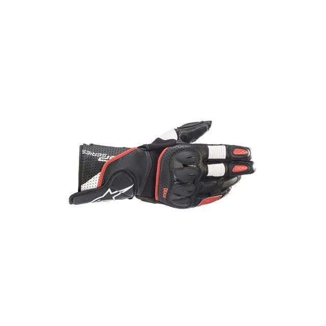 Alpinestars SP-2 V3 GLOVE（1304BLACK WHITE BRIGHT RED） サイズ XL アルパインスターズ メッシュグローブ