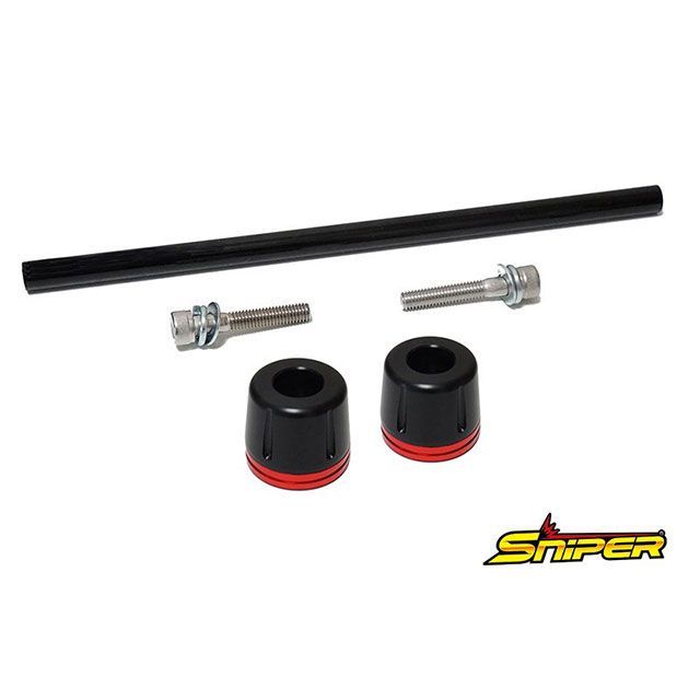 SNIPER NINJA650 Z650 フロント アクスルスライダー 赤 SP0150R メーカー在庫あり スナイパー スライダー類