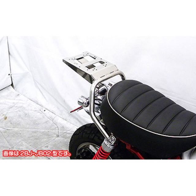 WirusWin モンキー125（8BJ-JB03）用 リアボックス用ベースブラケット付きグラブバー ウイルズウィン タンデム用品 モンキー125