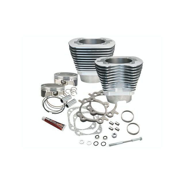 S&S 4-1/8&rdquo;シリンダー＆ピストンキット シルバー 117&rdquo; 07-16BT ・024916 エス＆エス ピストン｜パークアップ 店
