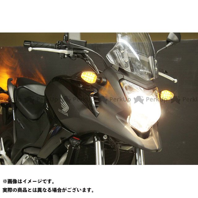 POSH Faith ライトウェイトLEDウインカーキット ボディカラー メッキ レンズカラー クリアー ・055452 ポッシュフェイス ウインカー関連パーツ NC700S/X|パークアップ 店