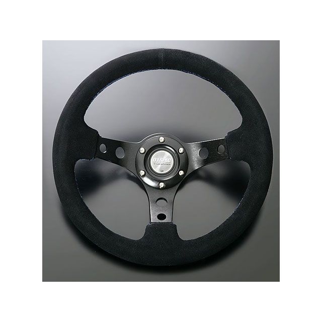 D1 SPEC DEEP70 ステアリング 33パイ バックスキン/ブルーステッチ DSC-70330BSBL D1 SPEC 内装パーツ・用品