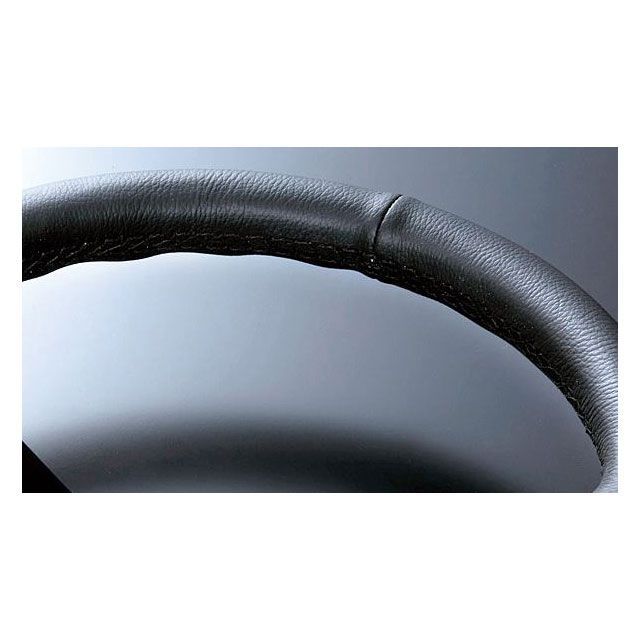 D1 SPEC FLAT―R（フラットR） ステアリング 35パイ ブラックレザー/ブラックステッチ DSC-FC350BK D1 SPEC 内装パーツ・用品 9,213円