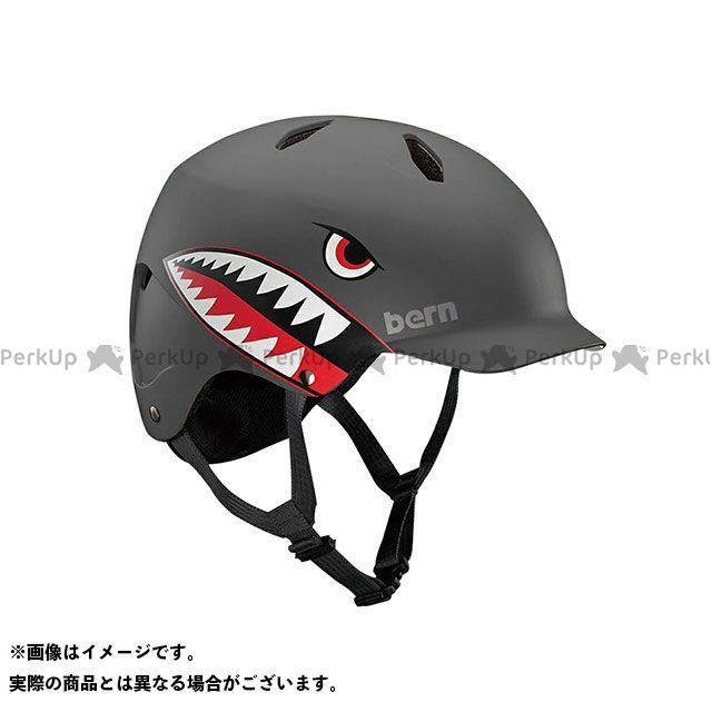 bern 自転車 児童用ヘルメット bern（バーン）［BANDITO］ バンディート 小学生対象（Satin Grey Flying Tiger） サイズ M/L BE-BB03E21GFT-13 バーン（自転車） ヘルメット
