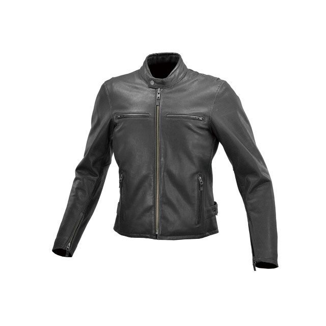 KOMINE 2022年春夏モデル LJ-538 ベンティッドシングルライダースレザージャケット（ブラック） サイズ 2XL ・02-538 コミネ ジャケット