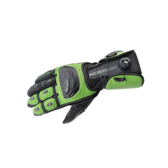 KOMINE 2022年春夏モデル GK-253 ダイアルフィットレーシンググローブ（ライムグリーン） サイズ XL ・06-253 コミネ レーシンググローブ