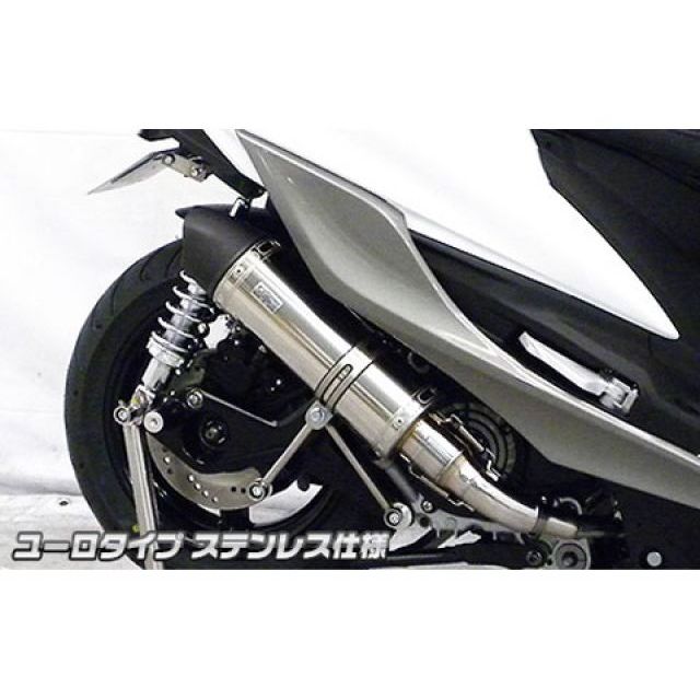 WirusWin シグナスX（5型）用 ショットマフラー ユーロタイプ（ステンレス仕様） ウイルズウィン マフラー本体 シグナスX（5型）