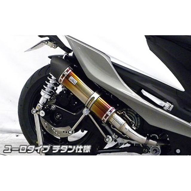 WirusWin シグナスX(5型)用 ショットマフラー ユーロタイプ(チタン仕様) ウイルズウィン マフラー本体 シグナスX(5型)|パークアップ 店
