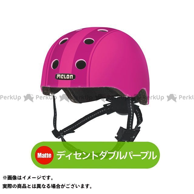 女性に人気！ Melonhelmets 自転車 ディセントダブルパープル ツヤ無し サイズ rede-bissau.org