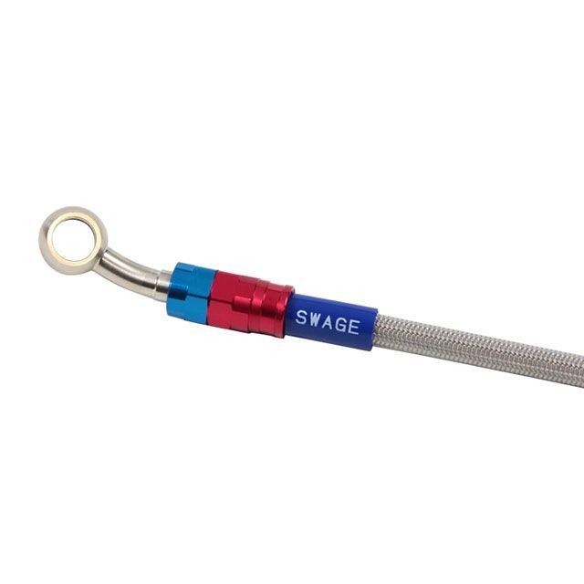 SWAGE-LINE PRO リアホースキット（レッド＆ブルー） ホースカラー クリア SAP776R メーカー在庫あり スウェッジラインプロ ブレーキホース・ケーブル類 Z900RS CAFE