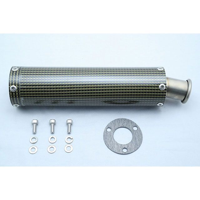 T2Racing ケブラーカーボン・チタンサイレンサー【ボルト止め】 ステッカー 楕円タイプ【170mm】 T2-CB-S-024 T2レーシング インナーサイレンサー NSR250