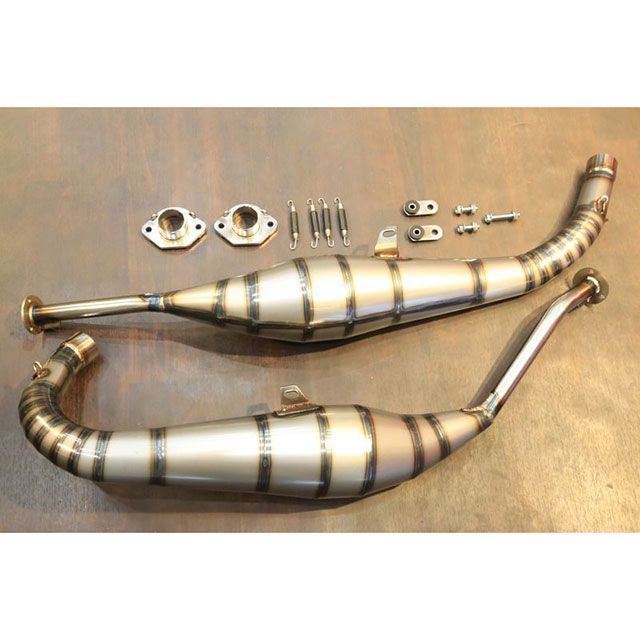 T2Racing MC18左右出しスチールボディー【STREET】 T2-CB-LR-027 T2レーシング チャンバー本体 NSR250