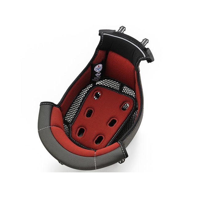 NOLAN N80-8 センターパッド（レッド） サイズ L-XL 29336 ノーラン ヘルメット内装オプション