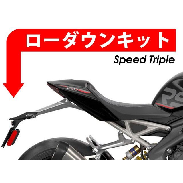 Peitzmeier ローダウンキット 20mmダウン M550-098-20 パイツマイヤー 車高調整キット Speed Triple 1200 RR Speed Triple 1200 RS