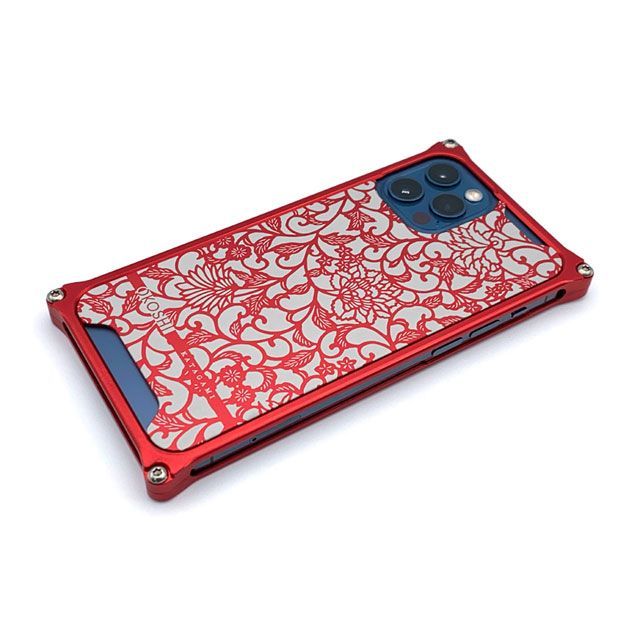 GILD design OKOSHI-KATAGAMI for iPhone12/12Pro（アラベスクレッド） 43242 GILD design（mobile item） 小物・ケース類
