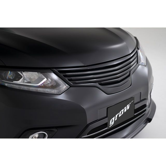 grow T32エクストレイル前期用 フロントグリル単色塗装 アラウンドニューモニター無し車用 カラー ダイヤモンドブラック G41 grow 外装