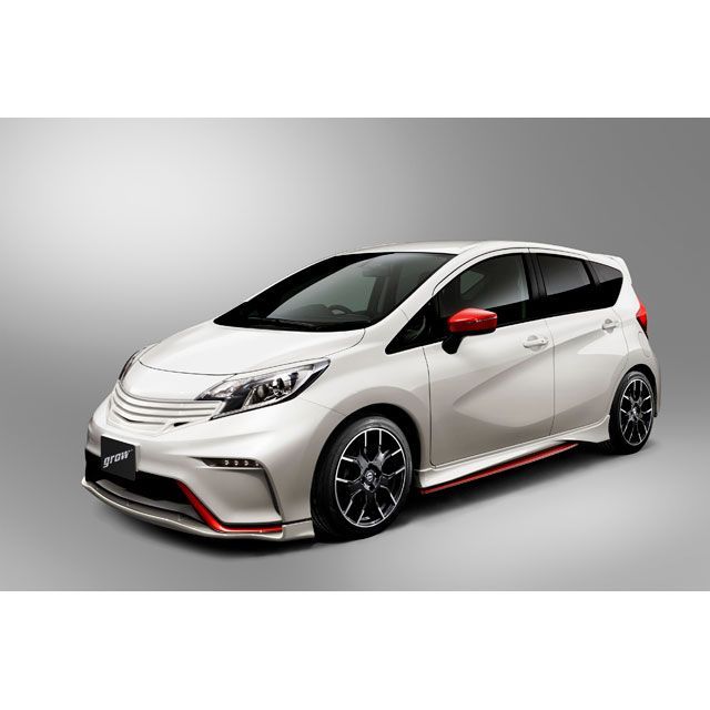 grow E12ノート前期NISMOノート専用 フロントアンダースポイラー塗装済み カラー ナデシコピンク NAR grow 外装