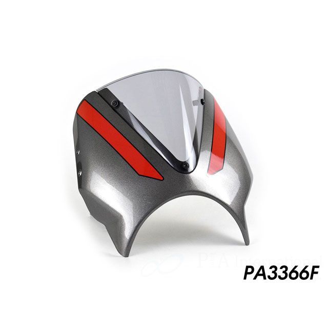 Peitzmeier ヘッドライトフェアリング（シルバーアイス/ディアブロレッド） PA3366F パイツマイヤー その他外装関連パーツ Trident 660