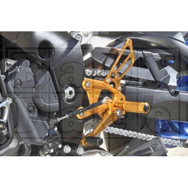 BABYFACE バックステップキット レースシフト（シルバー） 002-S028SVR ベビーフェイス バックステップ関連パーツ GSX-S1000/GT｜パークアップ 店