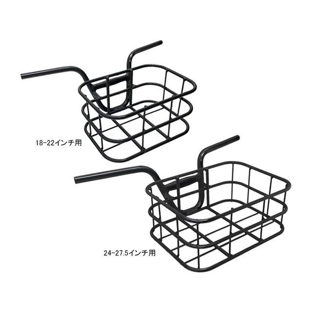yotsubacycle YB82-xxxx フルーツバスケット（ブラック） サイズ 18-22インチ用 YB82-2519 ヨツバサイクル（自転車） アクセサリー 自転車画像