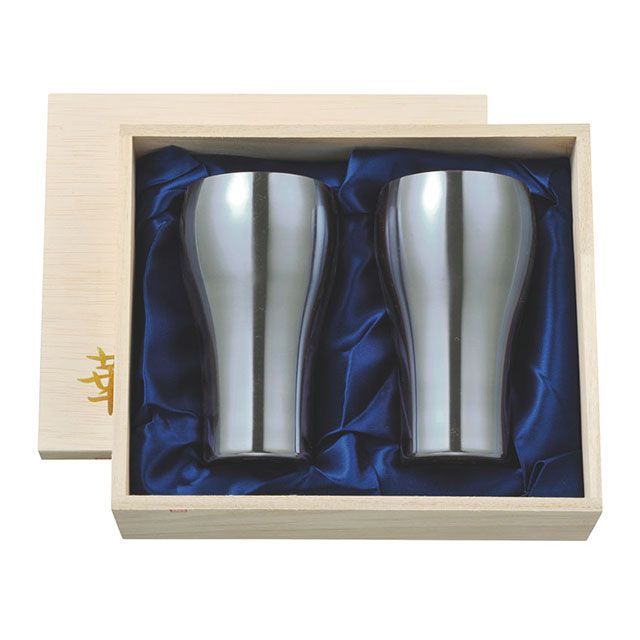 tanabe-kanagu 華 タンブラー 300ml（艶消し）桐箱2ヶセット 田辺金具 キッチン用品 8,206円