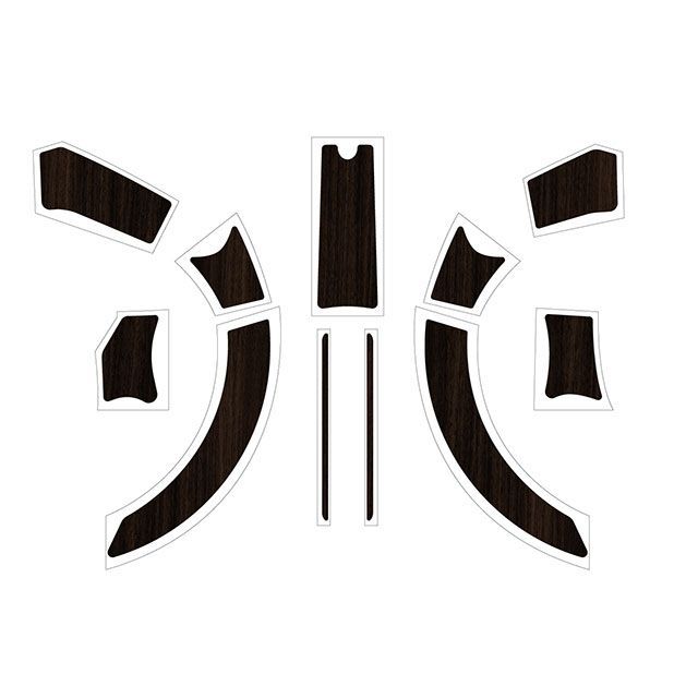 WW クロスカブ用 ウッドパネルステッカー（チーク） st-5_teak ワールドウォーク ドレスアップ・カバー クロスカブ110