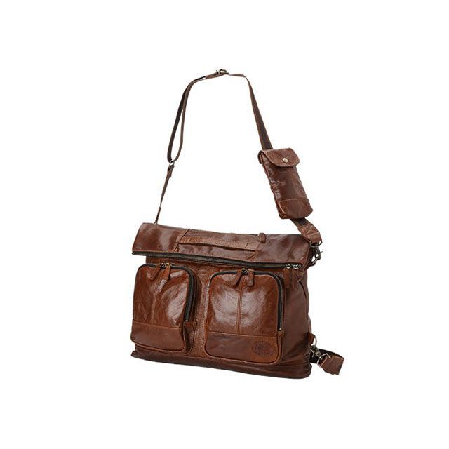 Wilis & Geiger WGB-L01 LEATHER Shoulder Bag（ブラウン） WGBL01BR ウィリス＆ガイガー ツーリング用バッグ 29,645円