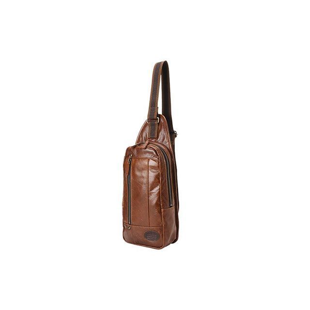 Wilis & Geiger WGB-L02 LEATHER Body Bag（ブラウン） WGBL02BR ウィリス＆ガイガー ツーリング用バッグ