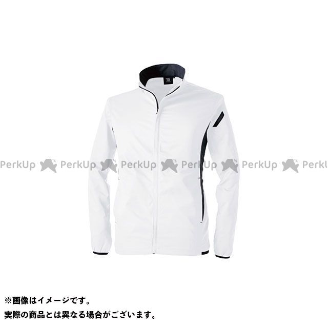 TS DESIGN ESスーパーライトストレッチロングスリーブジャケット（ホワイト） サイズ SS 6616 メーカー在庫あり TSデザイン ジャケット