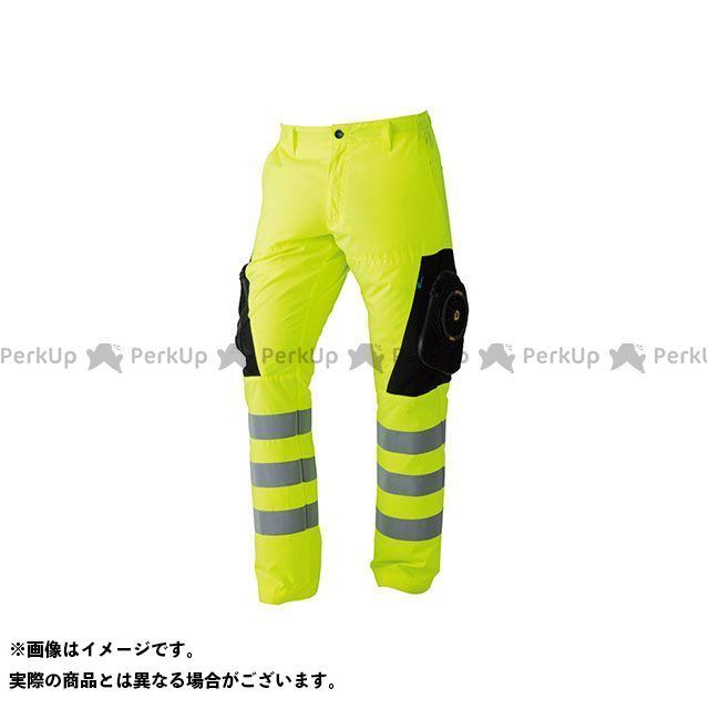 chusan COVER WORK 安全パンツ カヴァーワーク（蛍光イエロー） サイズ 4L 9005-97-4L 中国産業 アウトドア用ウェア