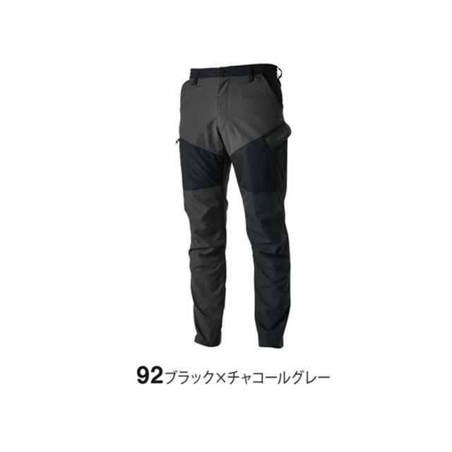TS DESIGN ハイブリッドストレッチ ライダーメンズカーゴパンツ（ブラックxチャコールグレー） サイズ 4L 84644 メーカー在庫あり TSデザイン パンツ