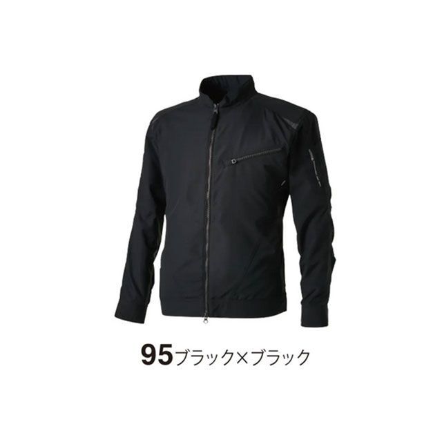 TS DESIGN ストレッチタフ ライダーワークジャケット（ブラックxブラック） サイズ SS 84646 メーカー在庫あり TSデザイン ジャケット