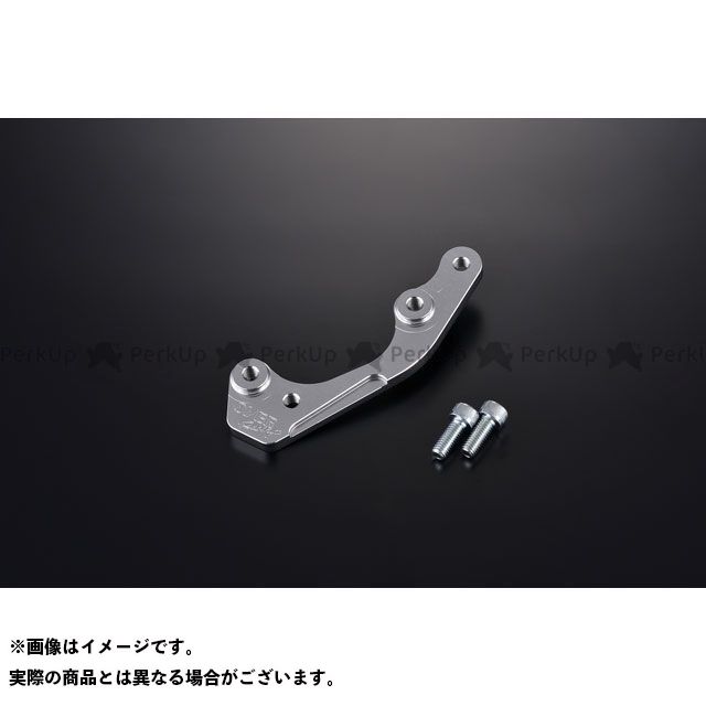 OVER RACING Fキャリパーサポート ブレンボ2P（カニ） OVER&times;SUNSTAR用（シルバー） ・83-012-13 メーカー在庫あり オーバーレーシング キャリパー Monkey125｜パークアップ 店 7,358円