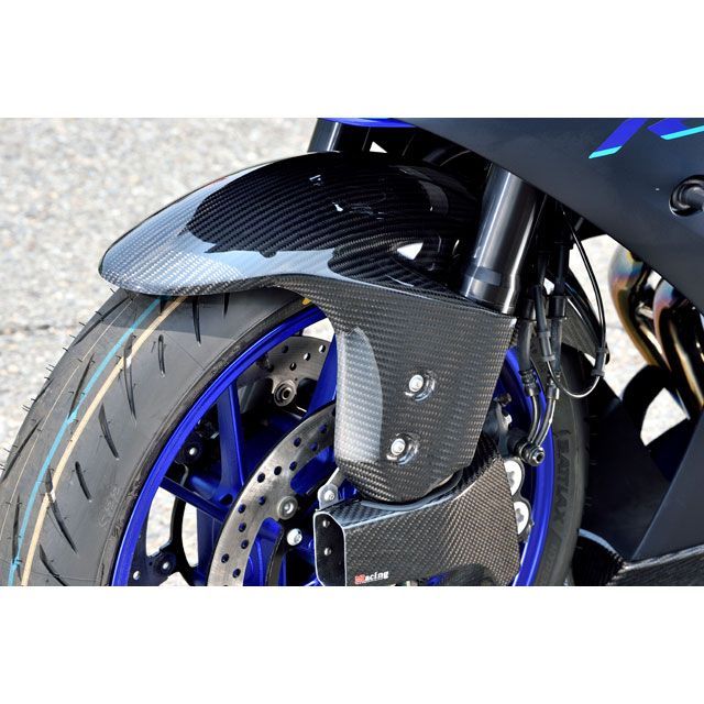 Magical Racing フロントフェンダー フォークガード一体形状 材質 平織カーボン製 001-YZR722-400C マジカルレーシング フェンダー YZF-R7