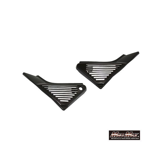 MADMAX ゼファー400/x アルフィンカバー TYPE2 フィン削り出し(ブラック) MM19-0414-02 マッドマックス ドレスアップ・カバー ゼファー400/X
