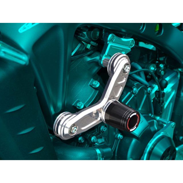 AGRAS レーシングスライダー φ50フレームエンジンハンガータイプ カラー ホワイト 342-280-000 アグラス スライダー類 MT-09 SP