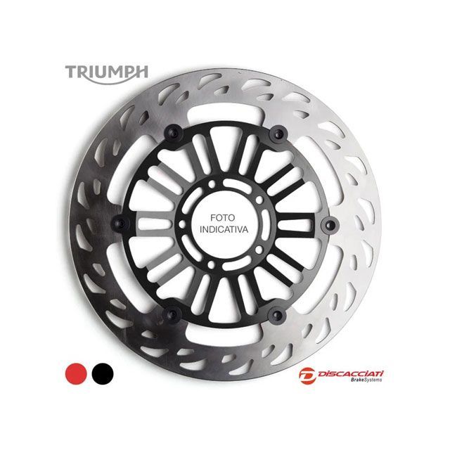 Discacciati トライアンフ ライトウェイト フロントフローティングディスク(インナーカラー:ブラック) FDR616N Discacciati ディスク トライアンフ|パークアップ 店